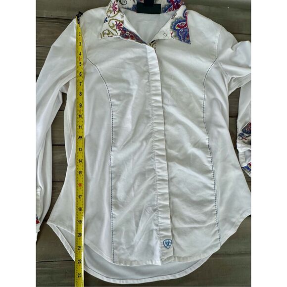 Ariat Pro Series Womens Triumph Show Equestrian Shirt Size 34 Small - Picture 13 of 13